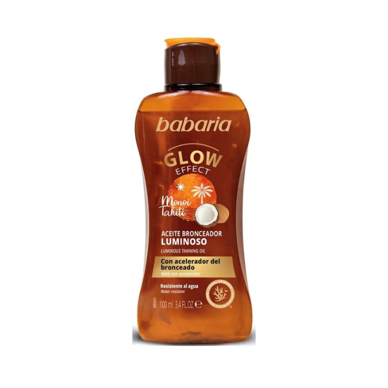 Babaria Solar Aceite Monoi Tahiti Aceite Luminoso 100 ml