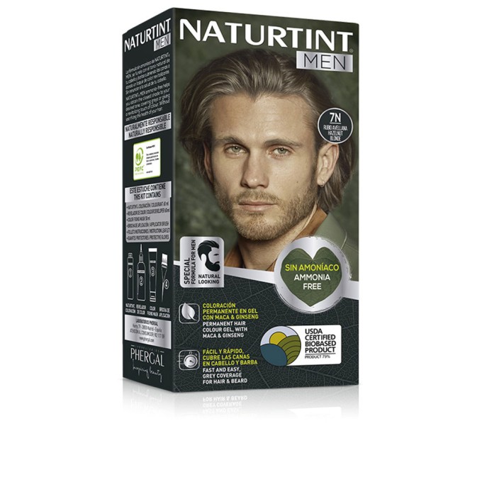 NATURTINT MEN tinte sin amoniaco 7Nrubio avellana 1 u