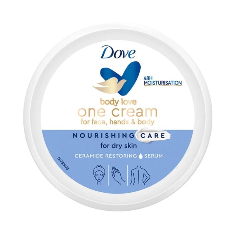 Dove Nourishing Cream Cara, Cuerpo y Manos Piel Seca 250 ml