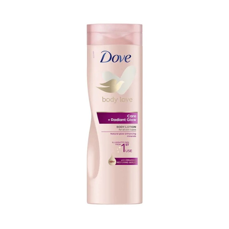 Dove Radiant Glow Loción Corporal Todo Tipo de Piel 400 ml
