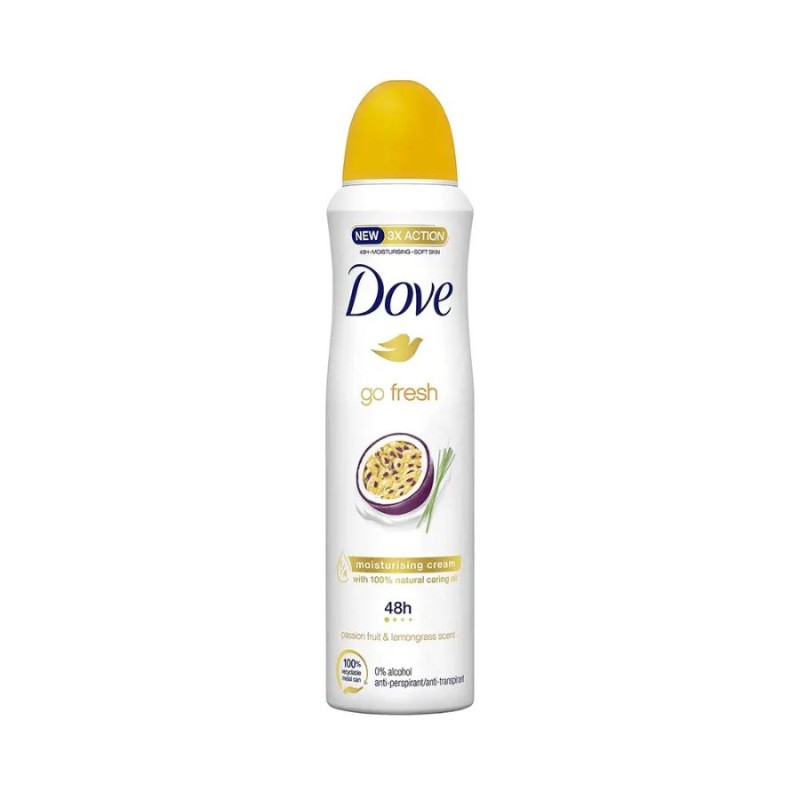 Dove Go Fresh Passion Fruit & Lemon Grass Deo Vaporizador 200 ml