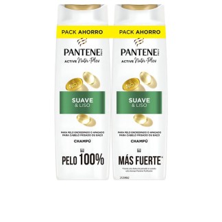 PANTENE SUAVE Y LISO CHAMPÚ LOTE 2 x 325 ml