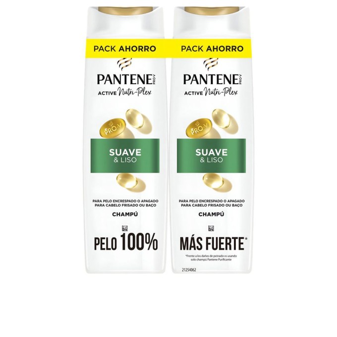 PANTENE SUAVE Y LISO CHAMPÚ LOTE 2 x 325 ml