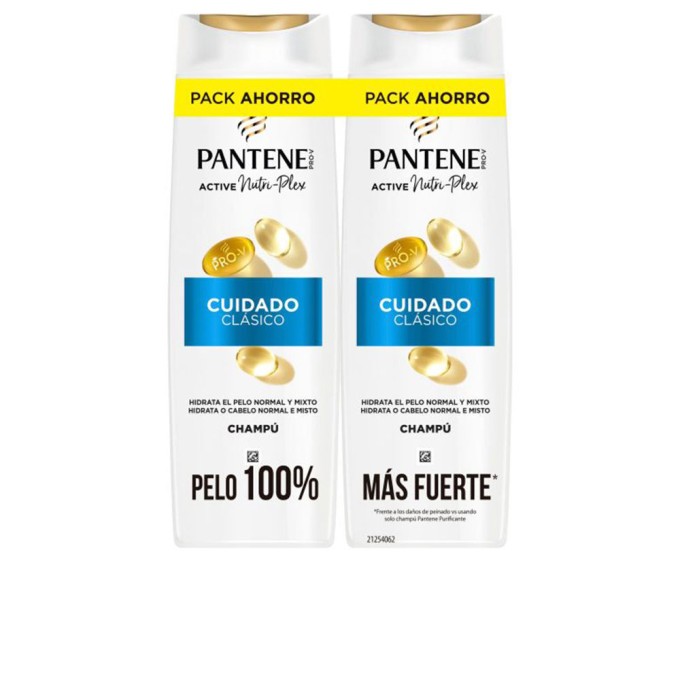 PANTENE CUIDADO CLÁSICO CHAMPÚ LOTE 2 x 325 ml