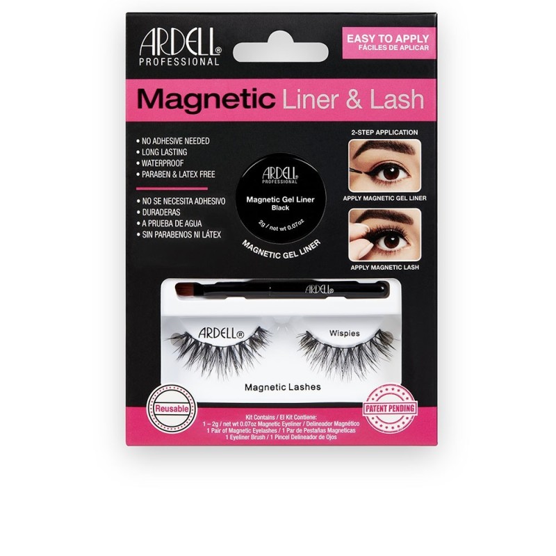 Ardell Magnetic Liner & Lash Wispies Pestañas + Gel Liner