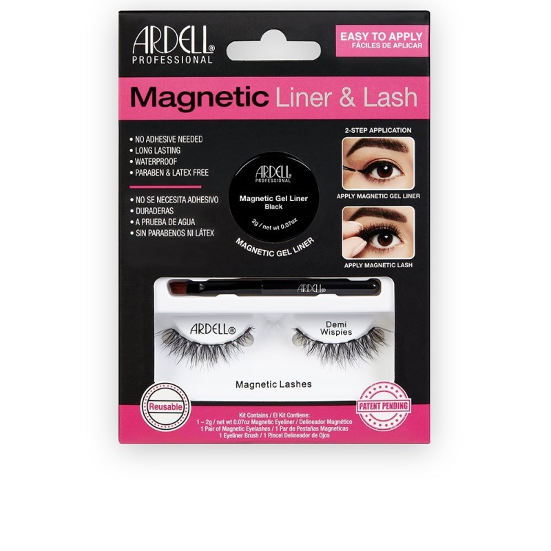 Ardell Magnetic Liner & Lash Demi Wispies Pestañas + Gel Liner