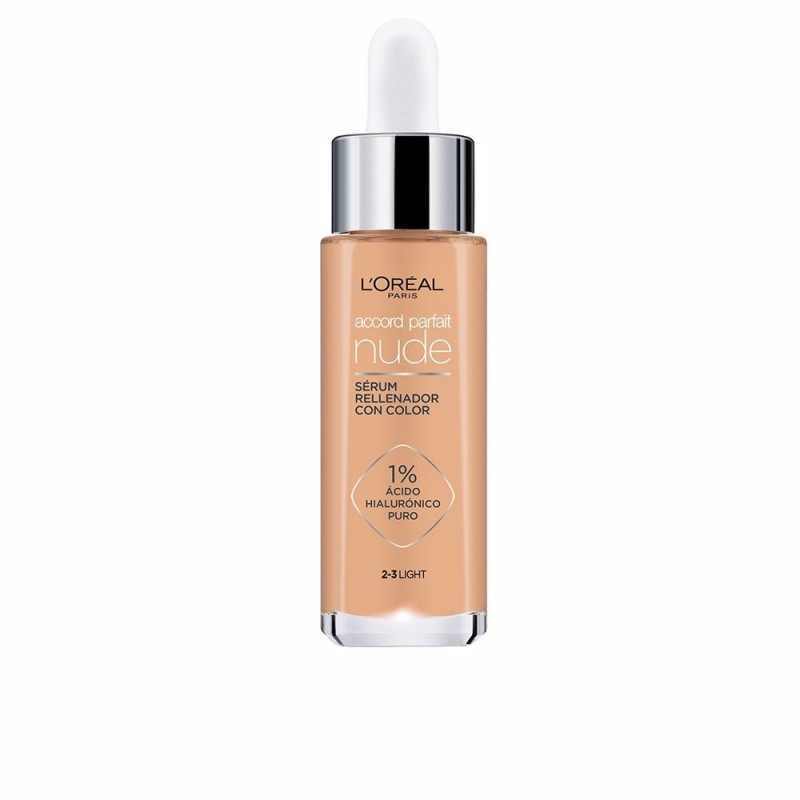 L'Oréal Accord Parfait Nude Serum con Color 2-3 Light 30 ml