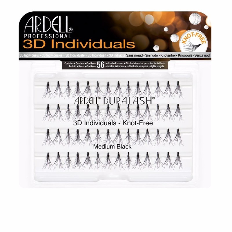 Ardell Pestañas Postizas 3D Individuales Medium Black 1 ud