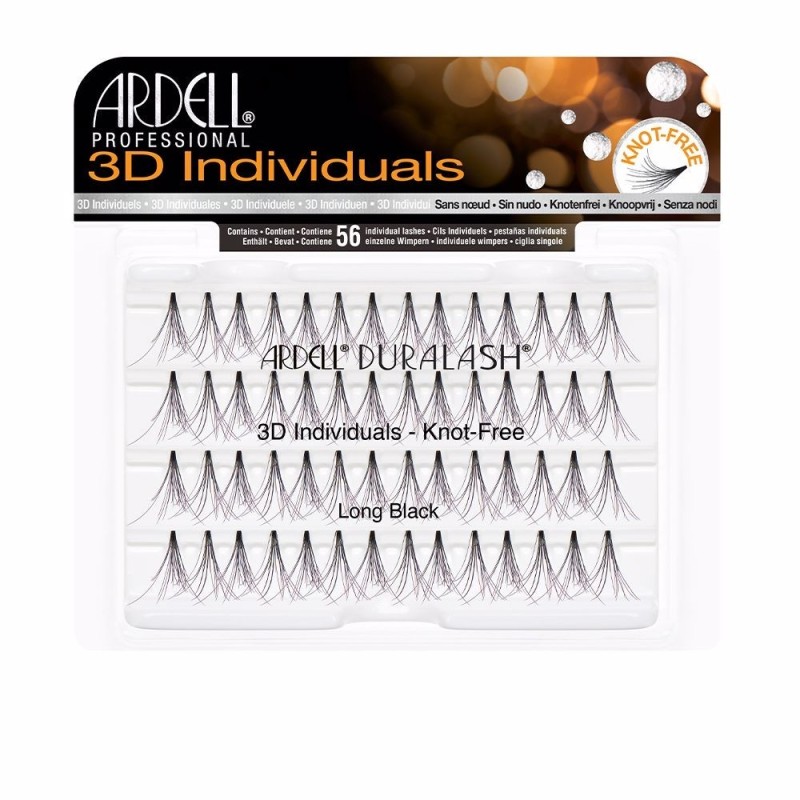 Ardell Pestañas Postizas 3D Individuales Long Black 1 ud