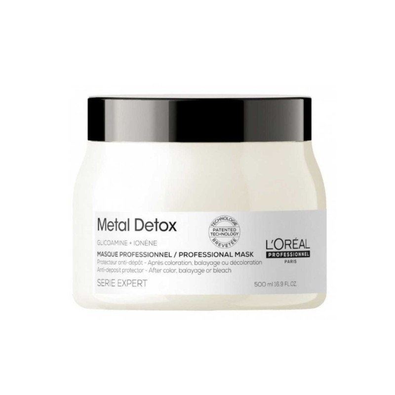 L'Oréal Metal Detox Mascarilla para Cabello Dañado 500 ml