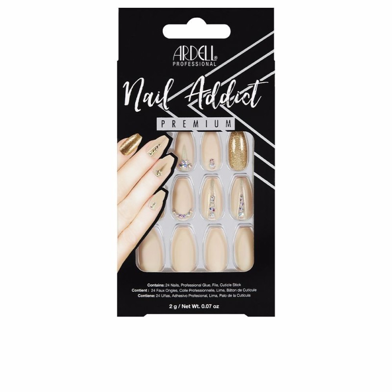 Ardell Nail Addict Nude Jeweled 1 ud