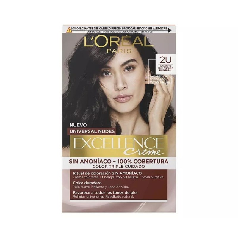 L'Oréal Tinte Excellence Nudes 2u Darkest Brunette