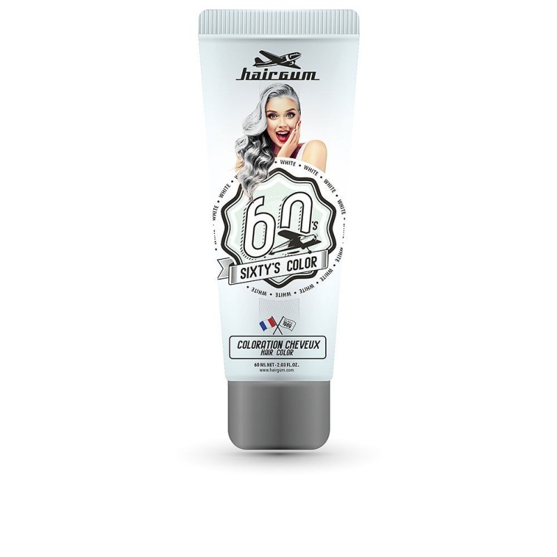 Hairgum Sixty's Color Hair Color White 60 ml