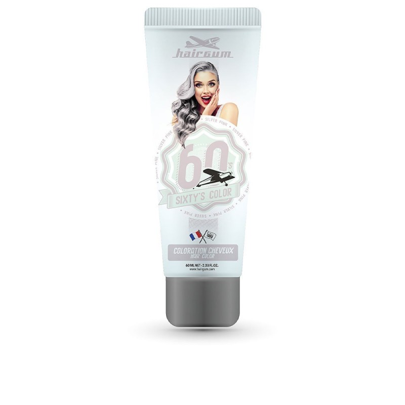 Hairgum Sixty's Color Hair Color Silver Pink 60 ml