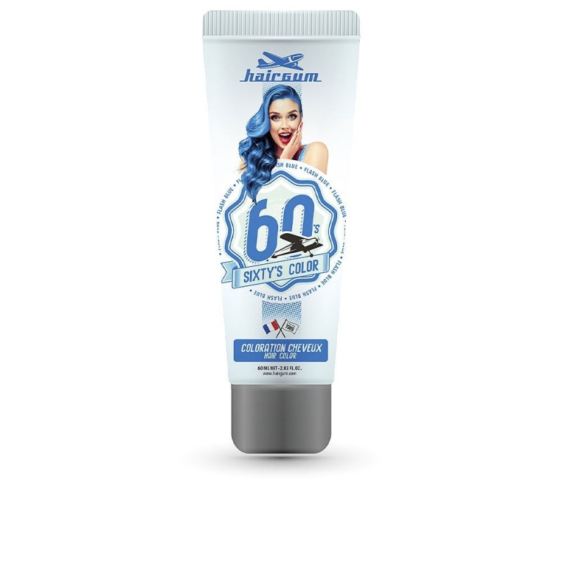 Hairgum Sixty's Color Hair Color Flash Blue 60 ml
