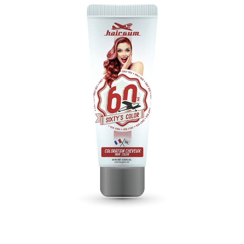 Hairgum Sixty's Color Hair Color Only Red 60 ml
