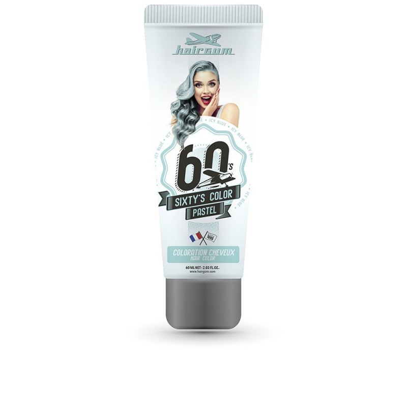 Hairgum Sixty's Color Hair Color Icy Blue 60 ml
