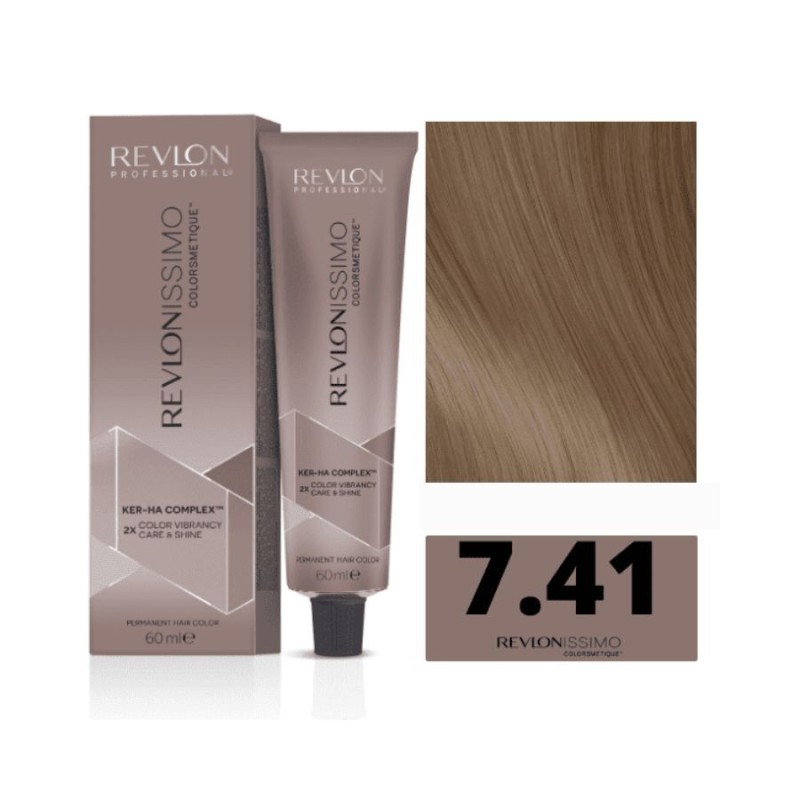 REVLONISSIMO COLORSMETIQUE HIGH COVERAGE 741 natural chestnut blonde 60 ml
