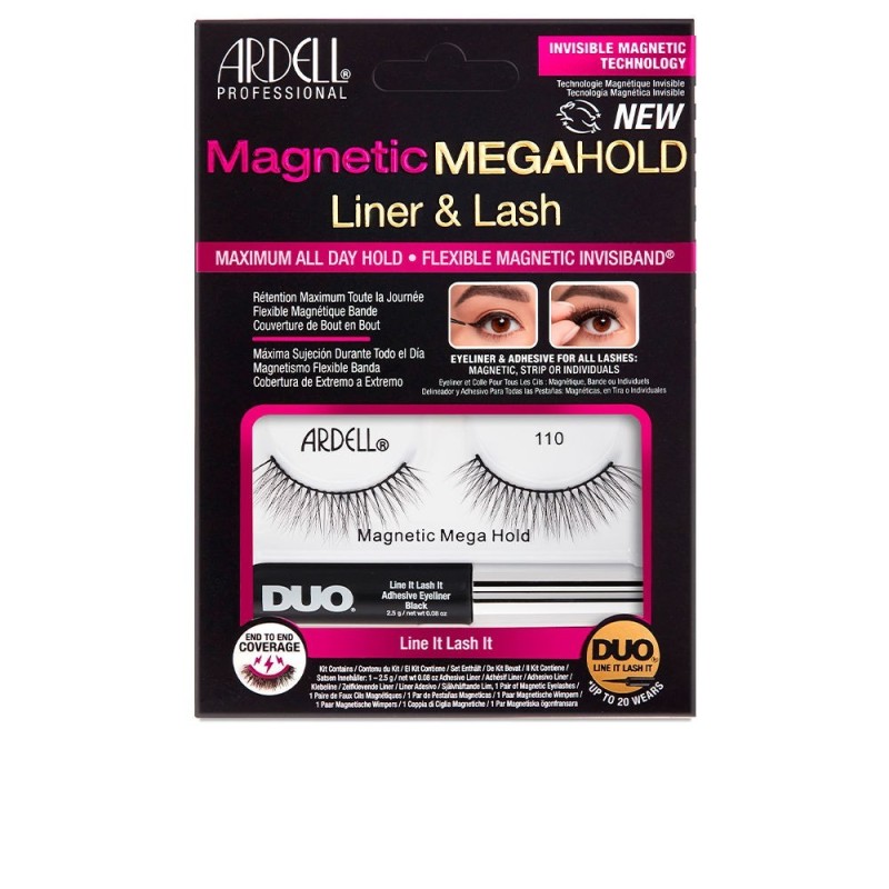 Ardell Magnetic Megahold Liner Lash Pestañas 110 2 ud