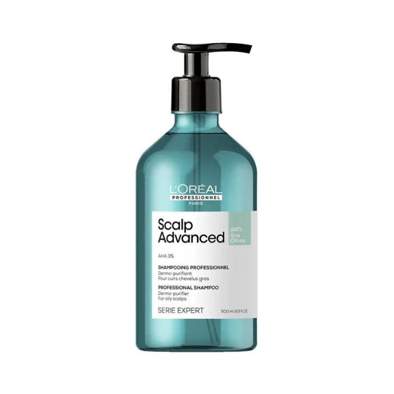 L'Oréal Scalp Advanced Champú Antigrasa 500 ml