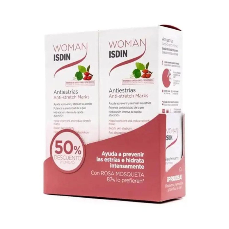 Isdin Woman Crema Antiestrías Dúo 2 x 250 ml
