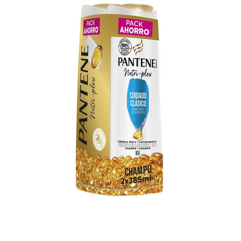 Pantene Cuidado Clásico Champú Lote 2 x 385 ml