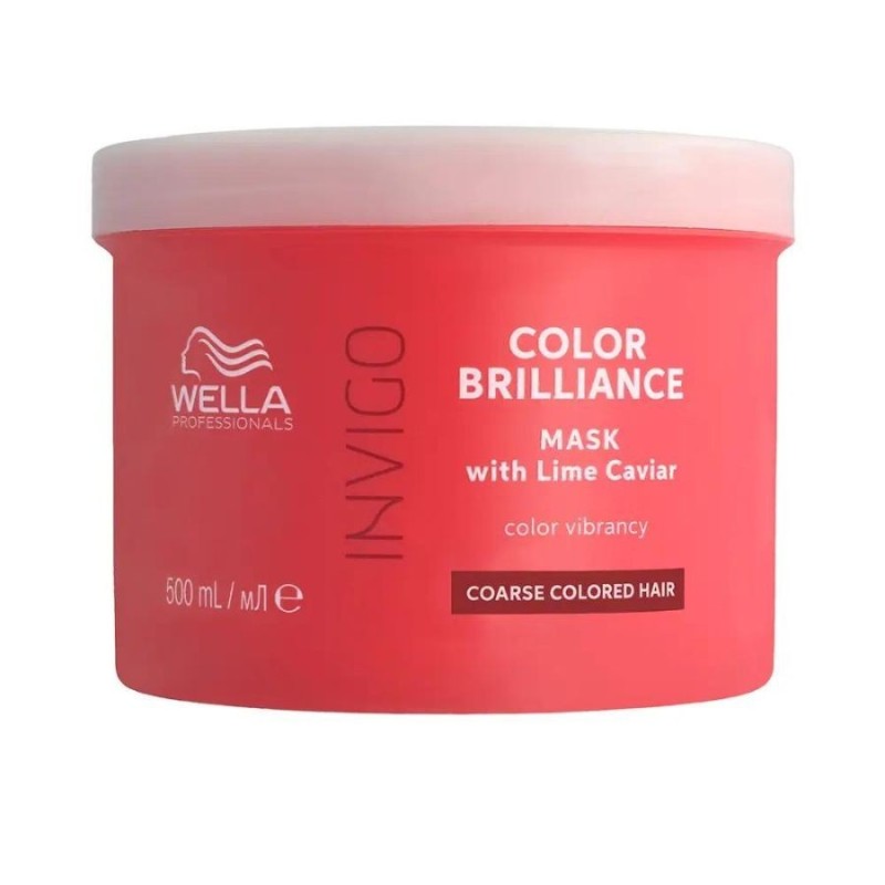 Wella Invigo Color Brilliance Mascarilla Protectora de Color Cabellos Gruesos 500 ml