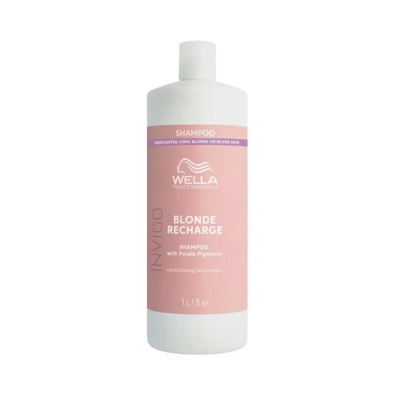 Wella Invigo Blonde Recharge Champú Cabellos Rubios 1000 ml