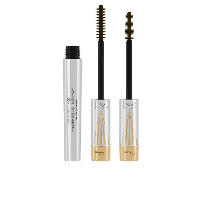 Max Factor Masterpiece 2 In 1 Lash Wow Máscara de Pestañas 02 Black Brown 7 ml