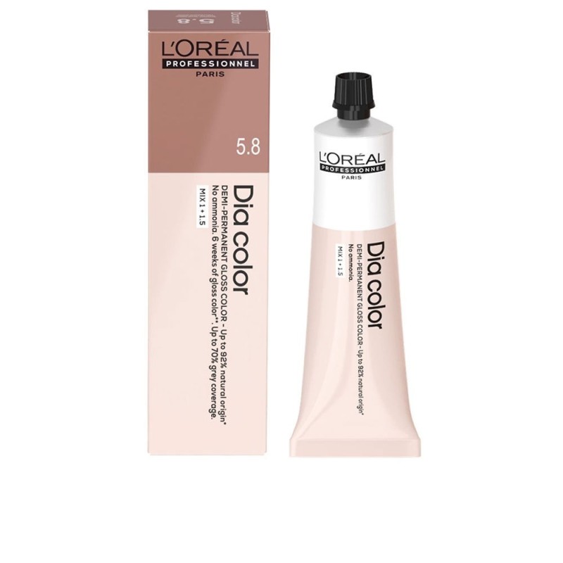 L'Oréal Dia Color Coloración Demi permanente Sin Amoniaco 7.18 Rubio Ceniza Moca 60 ml