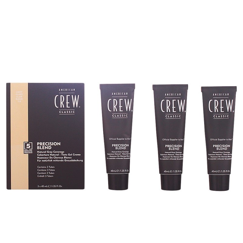 American Crew Precision Blend Color 7-8 Light Lote 3 x 40ml
