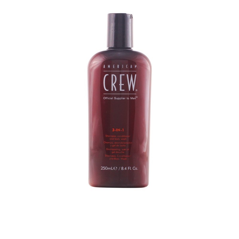 American Crew 3 In 1 Shampoo, Conditioner & Body Wash 250 ml