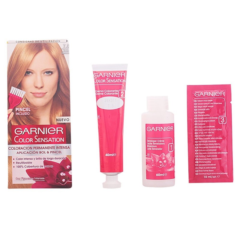 Garnier Tinte Color Sensation 7.3 Rubio Dorado 110 gr