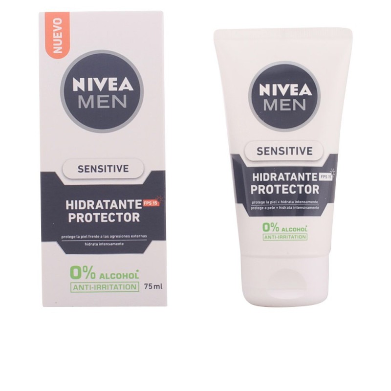 Nivea MEN Sensitive Protector Hidratante 0% Alcohol SPF15 75 ml