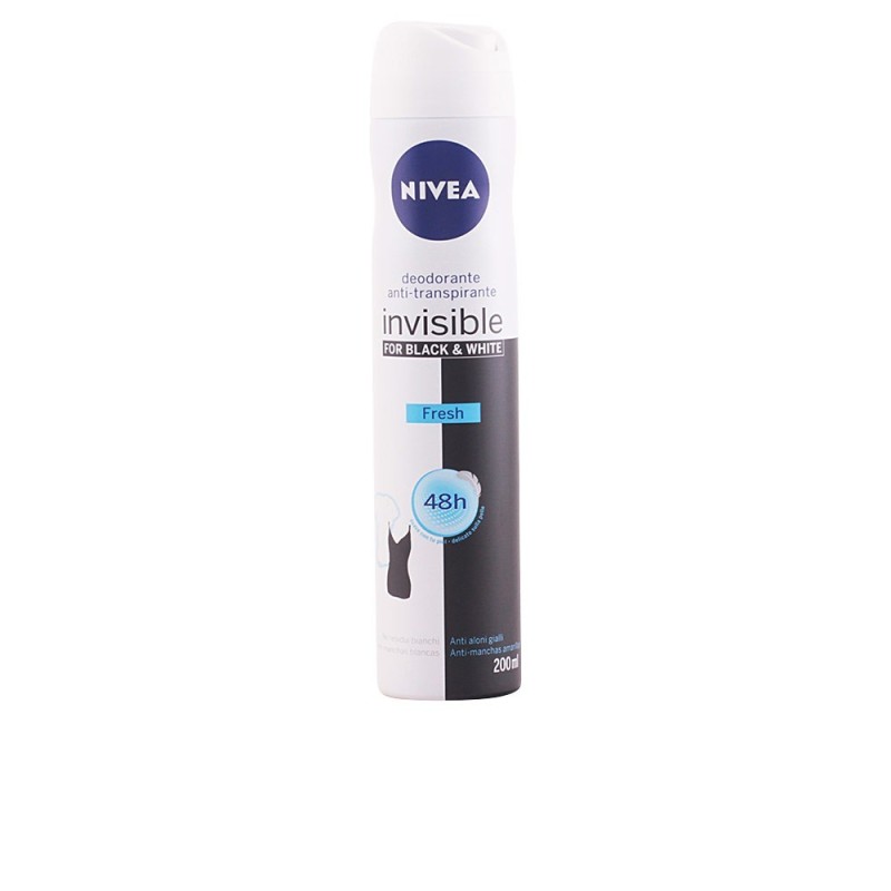 Nivea Black & White Invisible Fresh Desodorante Vaporizador 200 ml