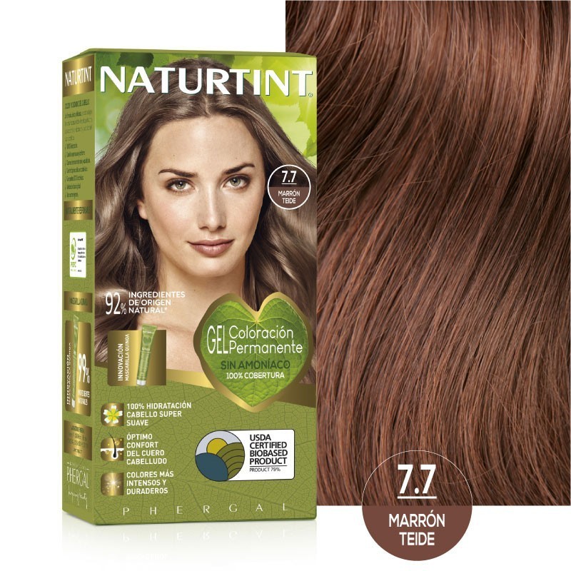 Naturtint Tinte Sin Amoniaco 7.7 Marrón Teide 170 ml