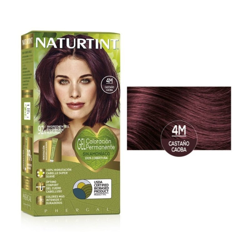 Naturtint Tinte Sin Amoniaco 4M Castaño Caoba 170 ml
