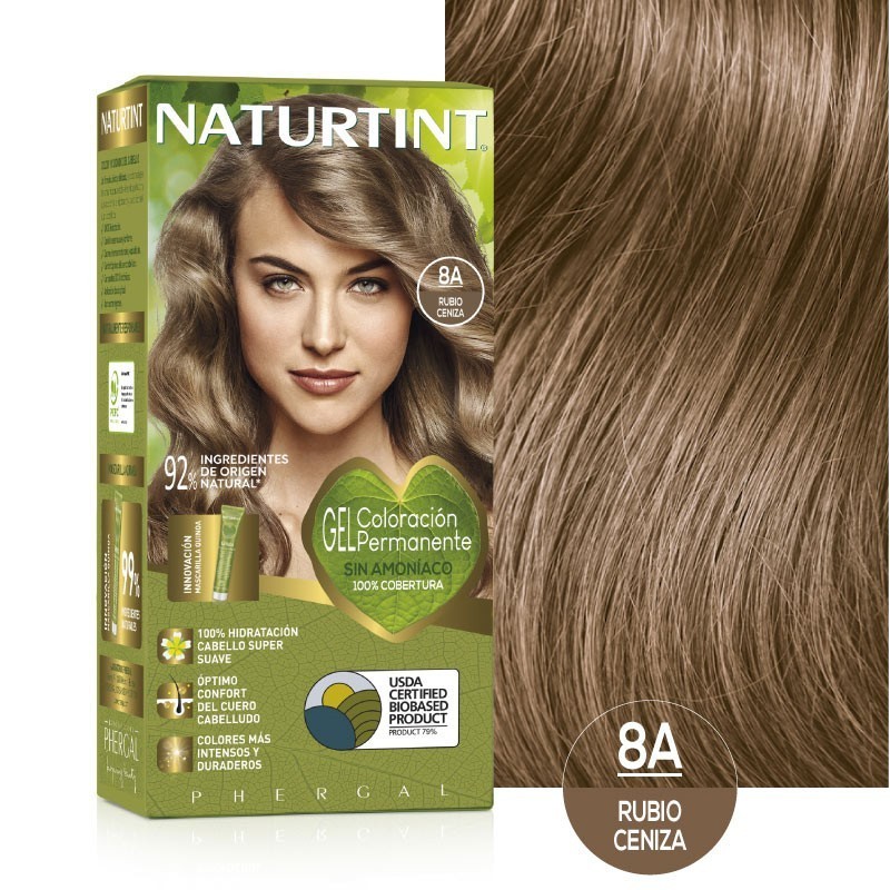 Naturtint Tinte Sin Amoniaco 8A Rubio Ceniza 170 ml