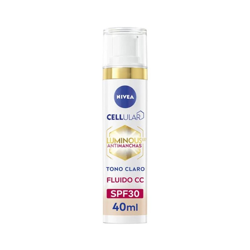 Nivea Luminous 630º Antimanchas CC Fluido SPF30 Claro 40 ml