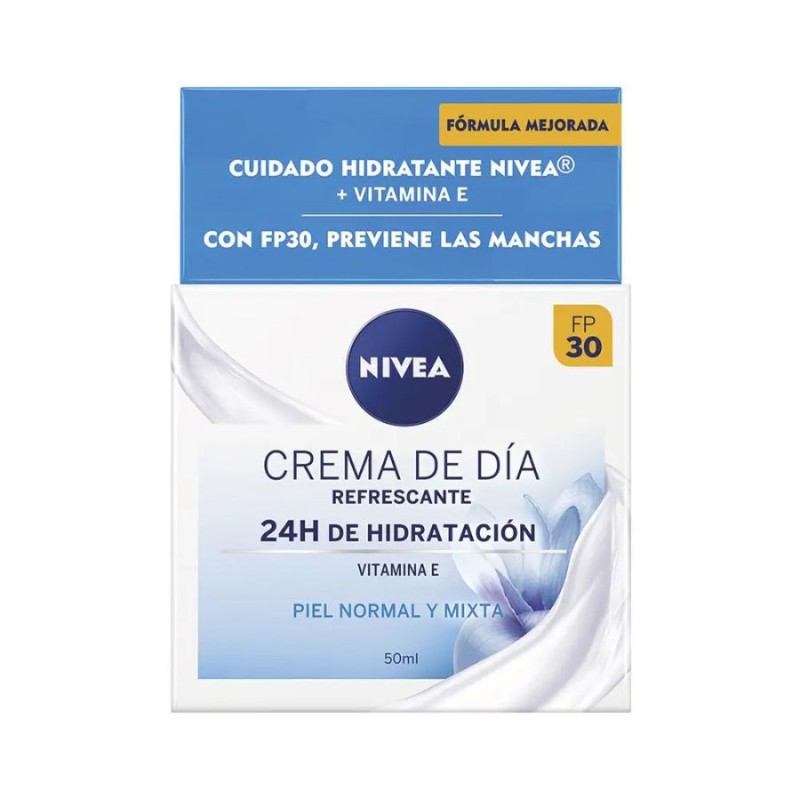 Nivea Crema de Día Refrescante Hidratación SPF30 50 ml
