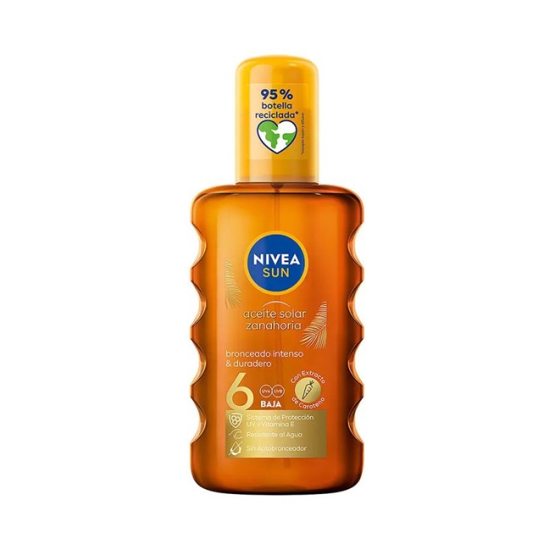 Nivea Sun Zanahoria Aceite Solar SPF6 200 ml