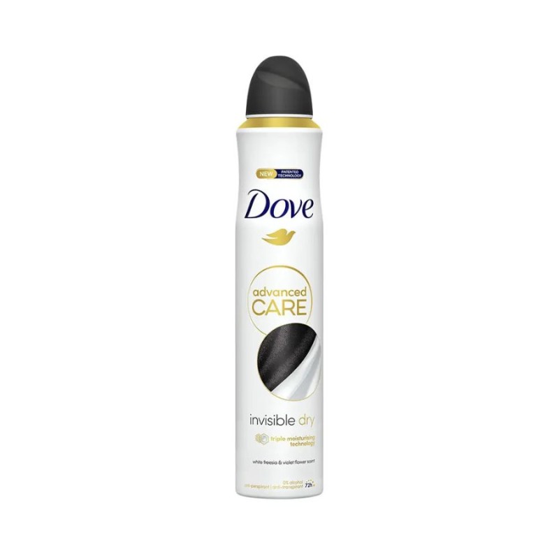 Dove Invisible Dry Advanced Care Deo Vapo 200 ml