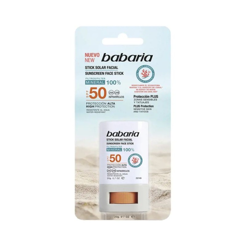 Babaria Solar Stick Facial SPF50 20 gr