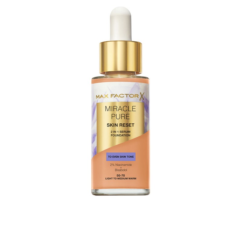 MIRACLE PURE serum renovador 2 en 1 Light Medium Warm 30 ml