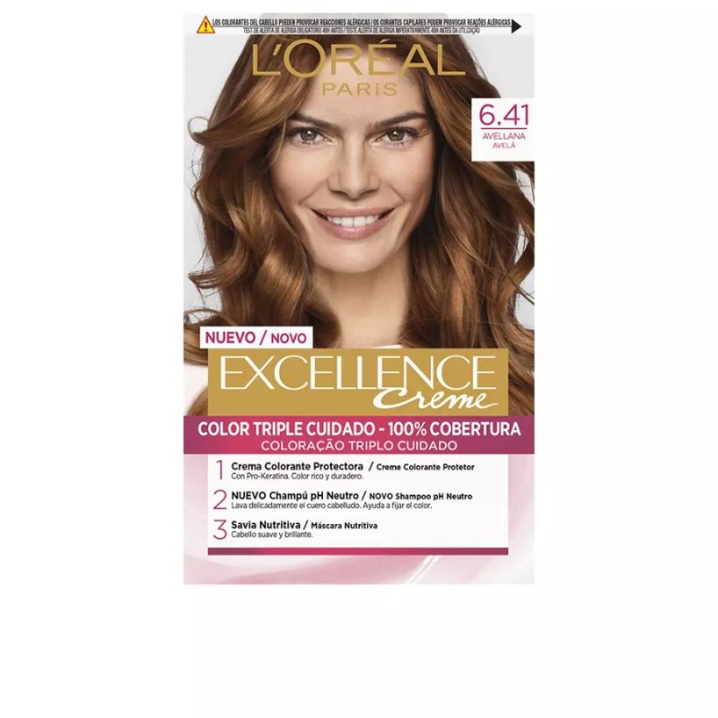 L'Oréal Tinte EXCELLENCE Creme 6.41 Avellana 192 ml