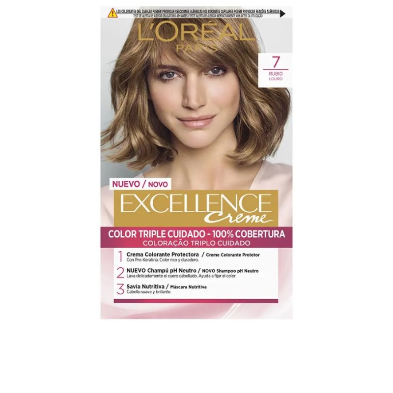 L'Oréal Tinte EXCELLENCE Creme 7 Rubio 192 ml