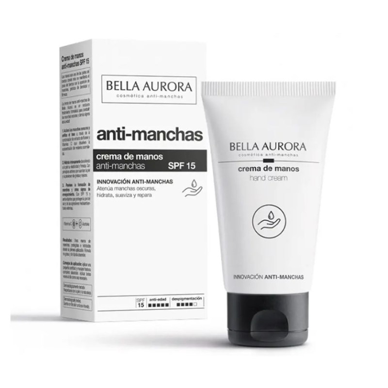 Bella Aurora Crema de Manos Anti-manchas SPF15 75 ml