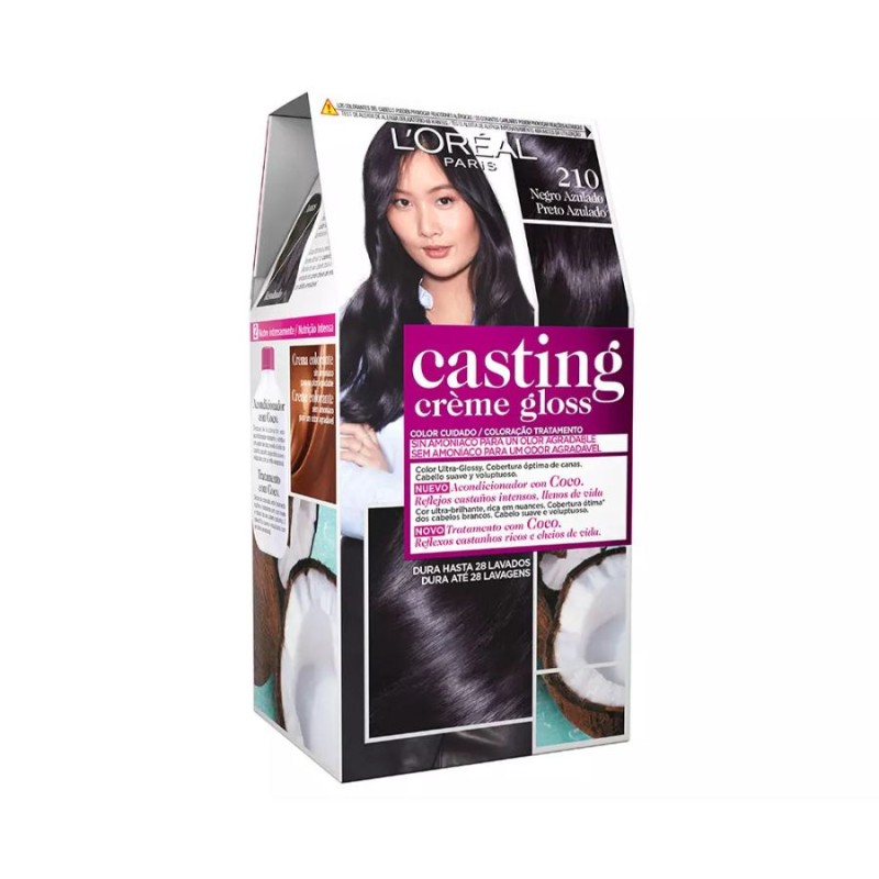 L'Oréal Tinte Casting Creme Gloss 210 Negro Azulado 180 ml