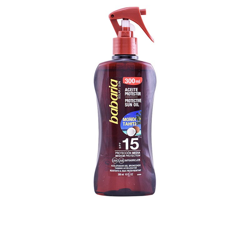 SOLAR ACEITE MONOI TAHITI spray SPF15 300 ml