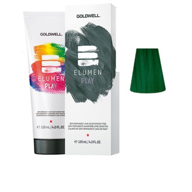 ELUMEN PLAY semi permanent hair color oxidant free green 120 ml